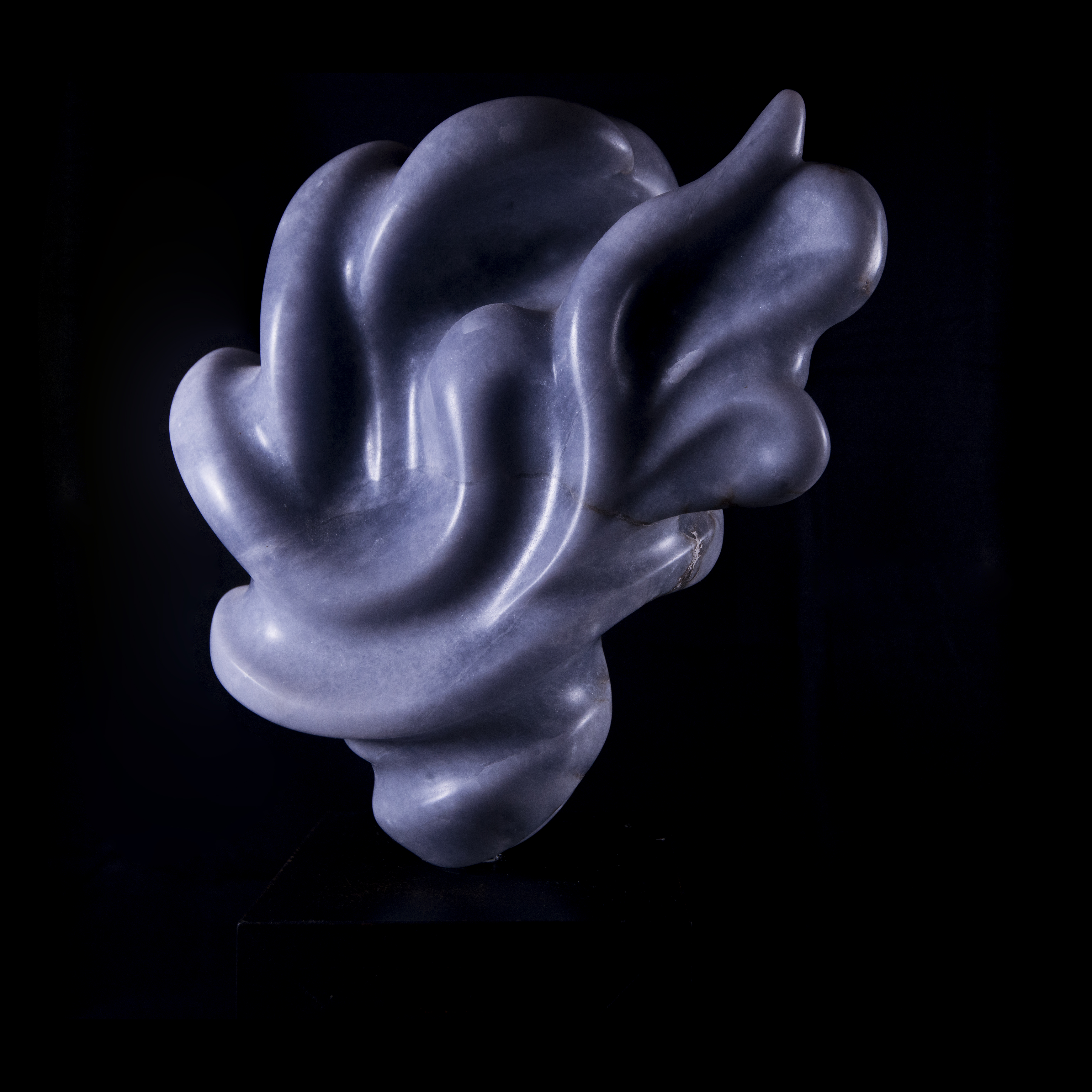 Beeld van blauw Albast